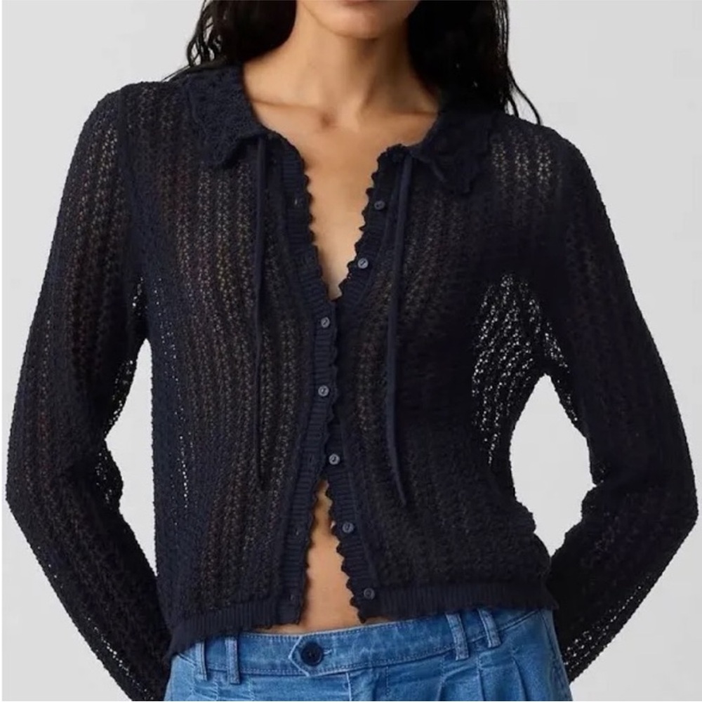 Gap x Doen Linen Blend Cardigan